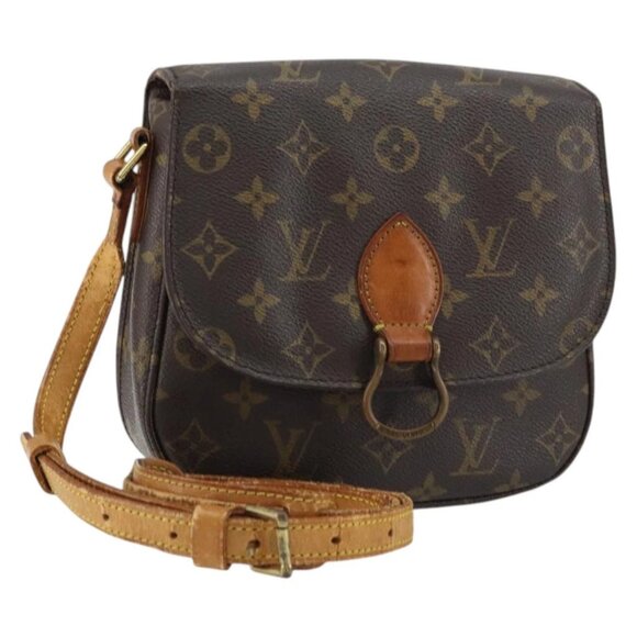 LOUIS VUITTON Monogram Saint Cloud MM Shoulder Bag M51243 LV Auth 127286